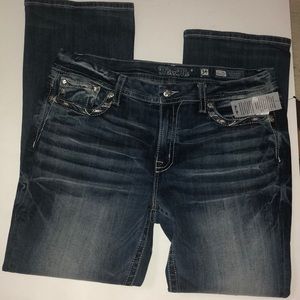 NWT Miss me boot leg mid rise jeans